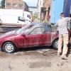 Toyota Sera wird gewaschen
